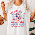 You Resemble The Fourth Of July Funny Tee Cotton Short Sleeve Shirt Perfect For Family Gifts