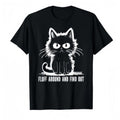 Funny Cat Shirt Fluff Around And Find Out Gift Tee For Men And Women