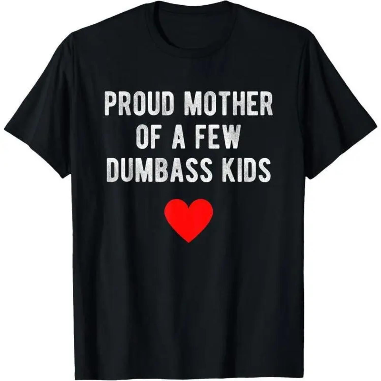 Proud Mother of Tiny Chaos Goblins Funny Mothers Day Graphic Tee Unisex Summer Casual Streetwear Gift Shirt
