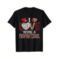 Valentines Day Gift T Shirt I Love Being A Paraprofessional Red Plaid Hearts And Leopard Print Design Soft Breathable 100 Percent Cotton Casual Crewneck Tee For Men And Women Machine Washable Cute Apparel