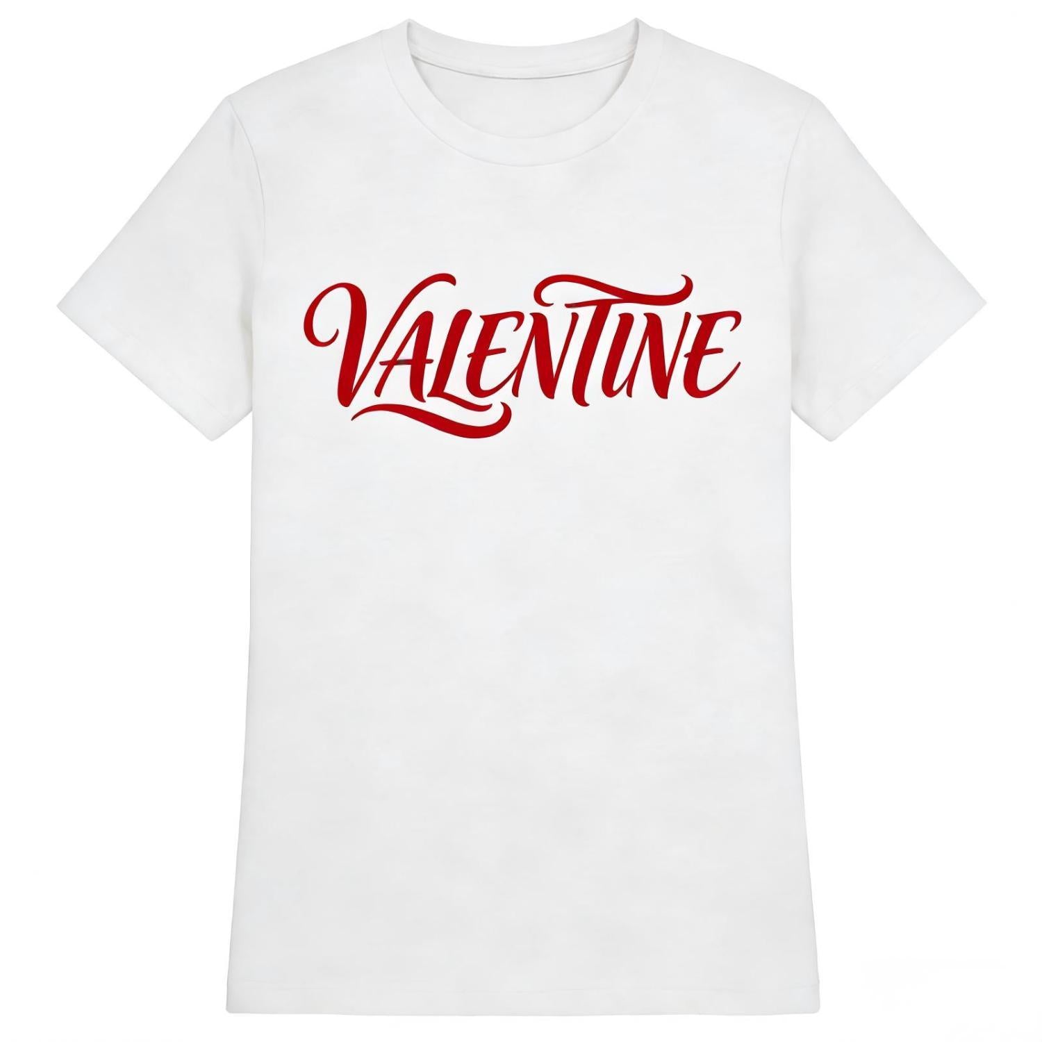 Valentines Day Love Design T Shirt for Men and Women Romantic Graphic Tee Soft Cotton Casual Shirt