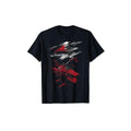 Red And Black Dynamic Splatter Graphic T Shirt Personalized Casual Short Sleeves 100 Percent Cotton Funny Graphic Tee For Men S To XXXL New Year Christmas Gifts