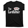 Allseason Apparel Men s Retro The Cardfather Poker Graphic Cotton T Shirt with Ace of Spades Design Black Regular Fit Short Sleeve Tee Medium Stretch Fabric and Machine Washable for Casual Wear