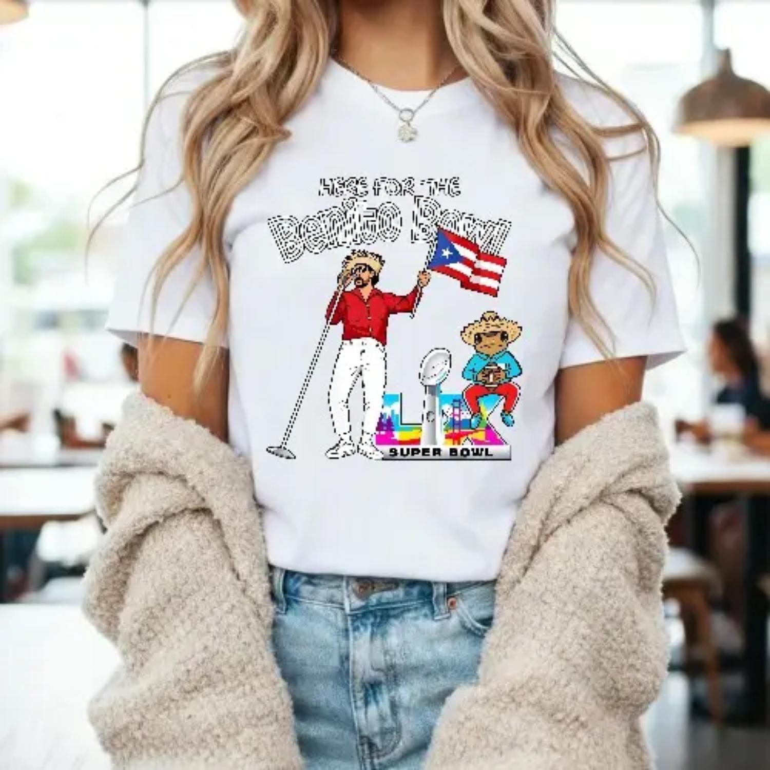 Cotton Rabbit Coat Shirt with SingleSided Print LX Version Ideal for Game Day Gatherings and Showcasing a Championship Atmosphere