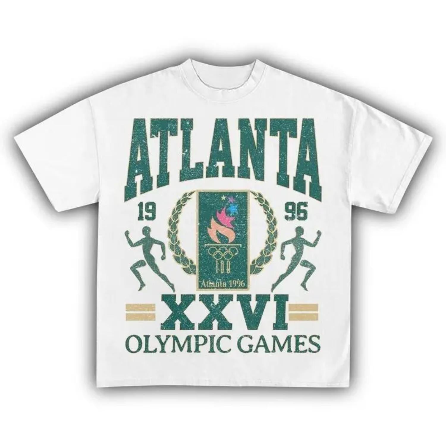 Celebrate the 96 Atlanta Summer Games Centennial with a Unisex Vintage T-Shirt
