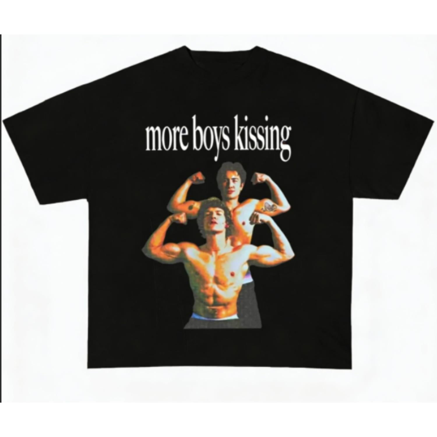 Boys Kissing Shirt Featuring Heated Rivalry 90s Bootleg Style Graphic Tee Inspired by Rozanov and Hollander