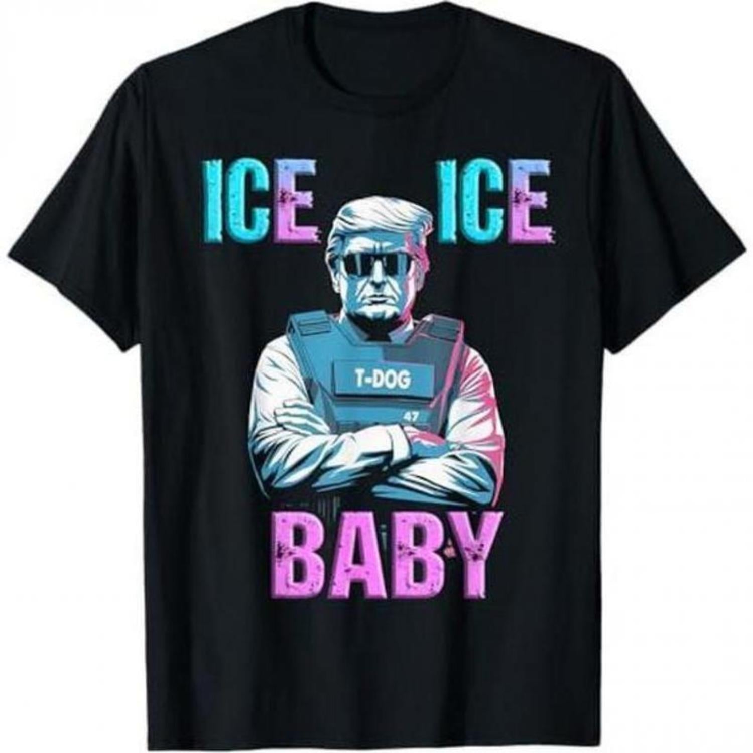 Gildan 5000 Trump Ice Ice Baby T Shirt for Men and Women