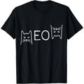 100 Percent Cotton Meow Cat Shirt Featuring Meow Kitty and Funny Cats Mom and Cat Dad Design