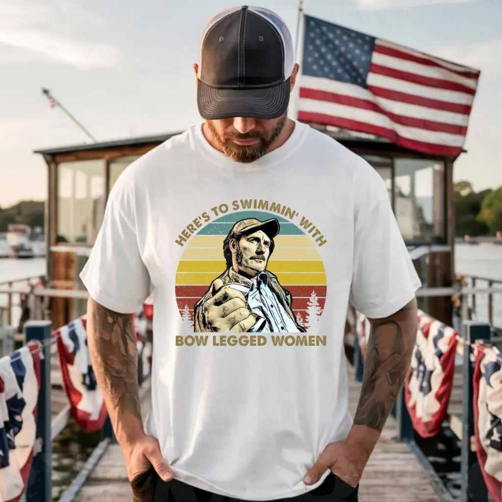 Here's To Swimming With Bow Legged Women Vintage T Shirt Hoodie And Sweatshirts Collection