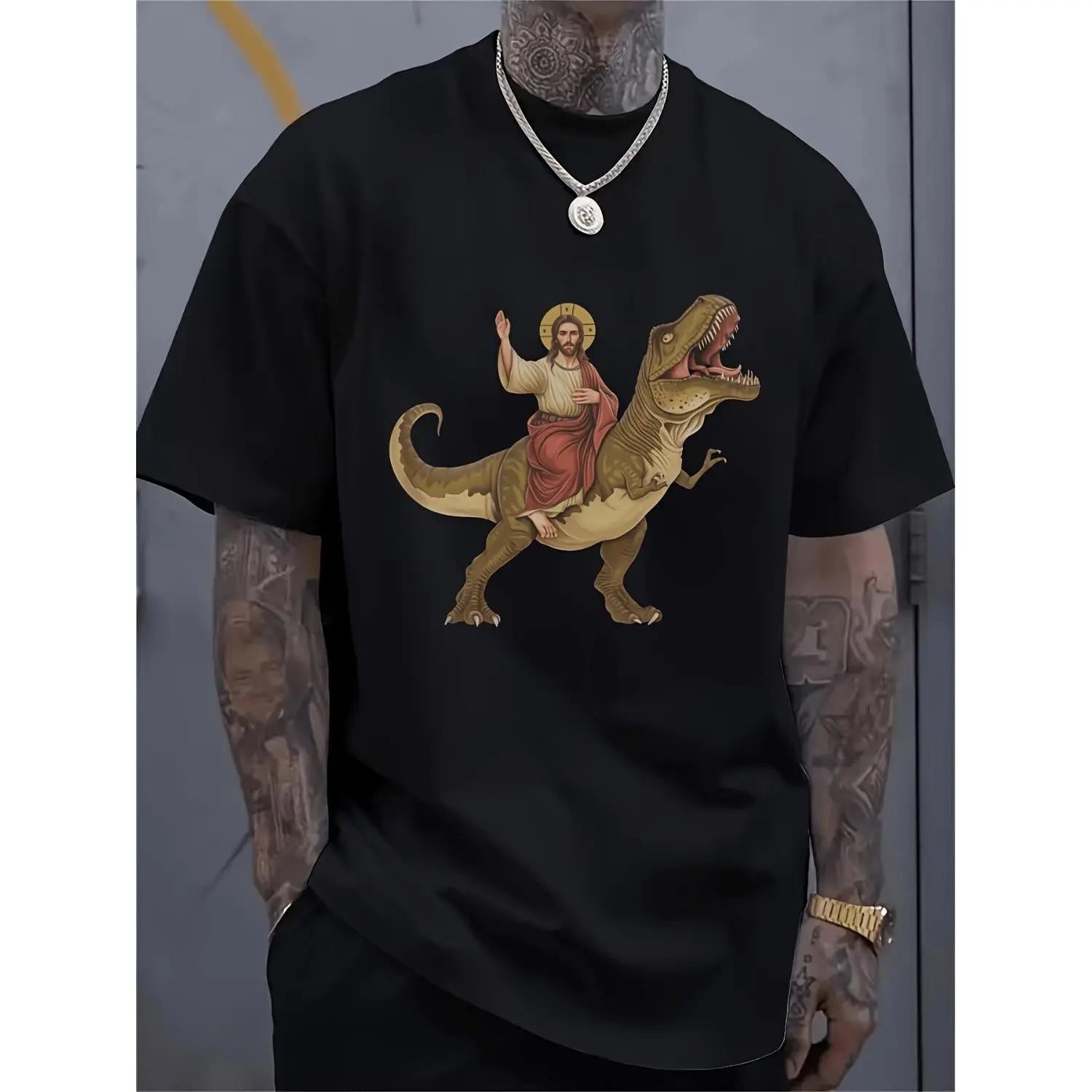 Casual Printed T Shirt for Men Featuring Humorous and Trendy Stylish Design