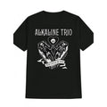 Alkaline Trio Men's Graphic T Shirt Your Coffin or Mine Skeleton and Heart Print Casual Round Neck Top Regular Fit Summer Wear Durable and Comfortable Summer Casual Shirt
