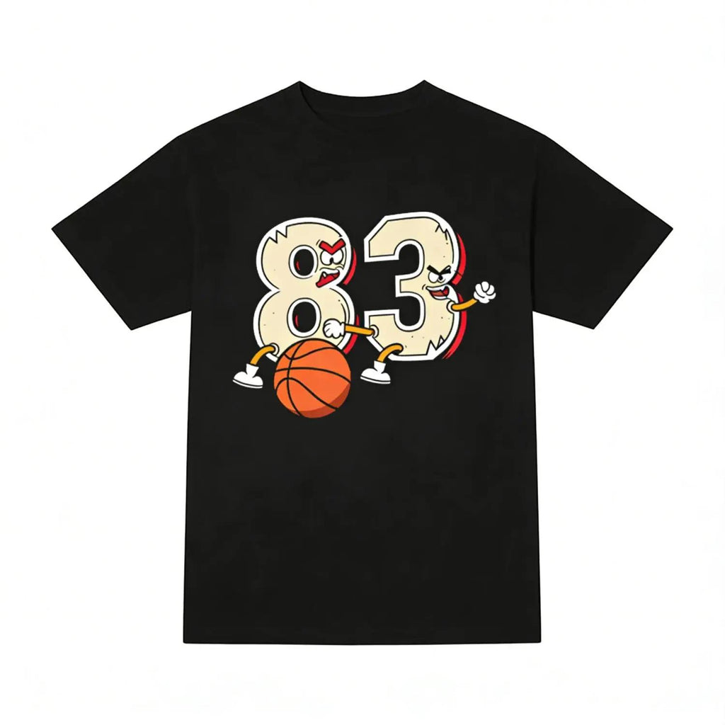 Iconic 83 Point Performance Vintage Style Basketball Fan T Shirt Collector's Edition