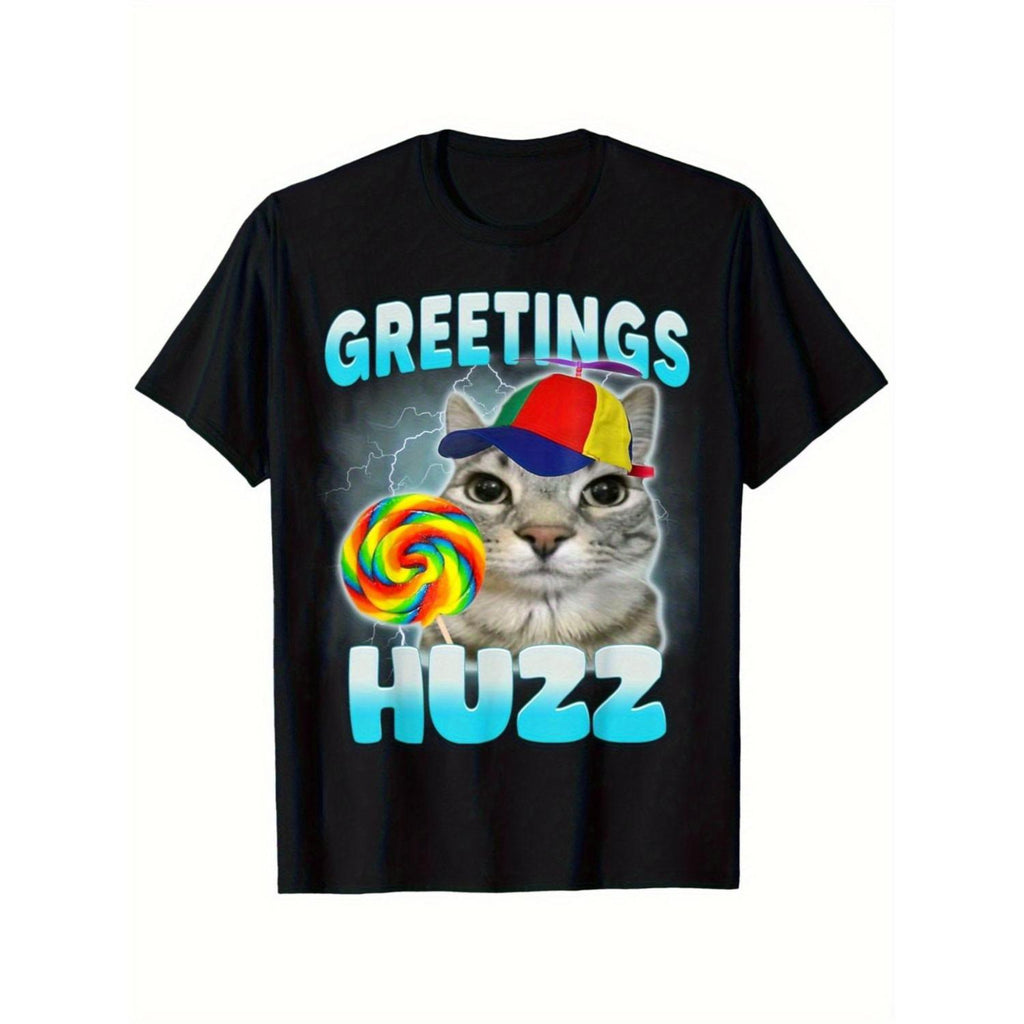 Discover The Playful Cat Meme T Shirt Guaranteed To Bring Smiles Unisex Cotton Streetwear Basic Tee For Cat Enthusiasts