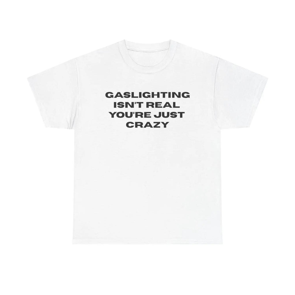 Casual Classic Cotton Gaslight T-Shirt Unisex Fashion Menswear Streetwear