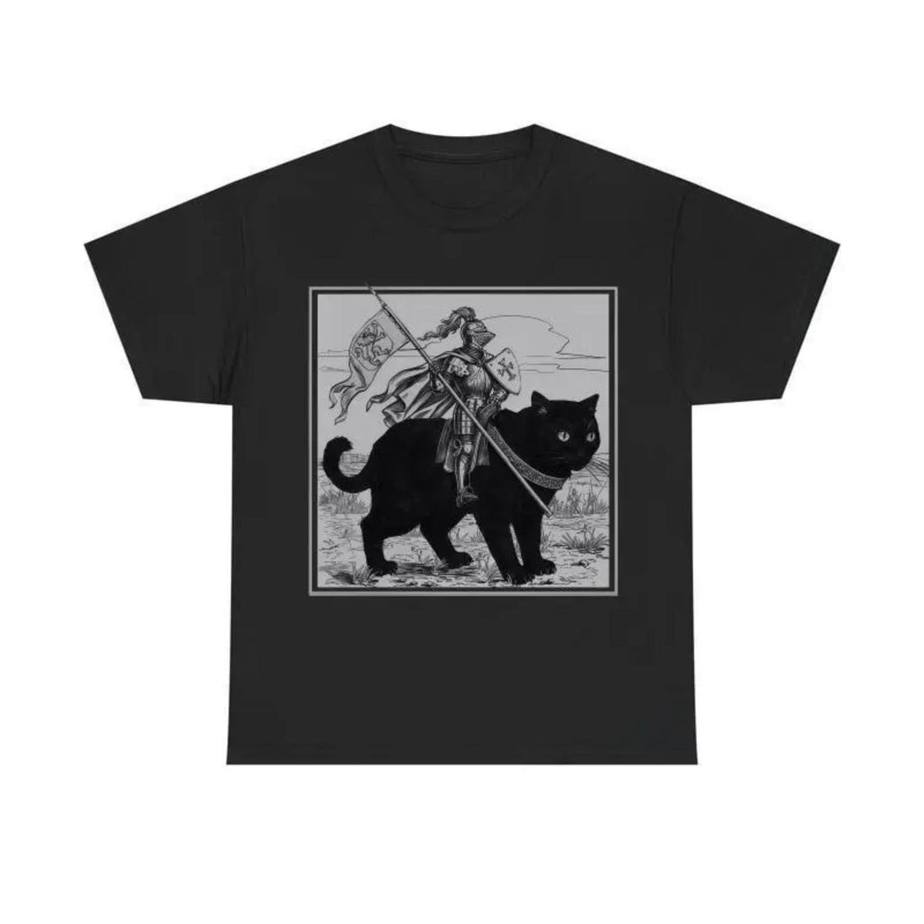 Medieval Knight Shirt Renaissance Fair Cat Rider Funny Meme Renaissance Faire Medieval Fantasy Gift