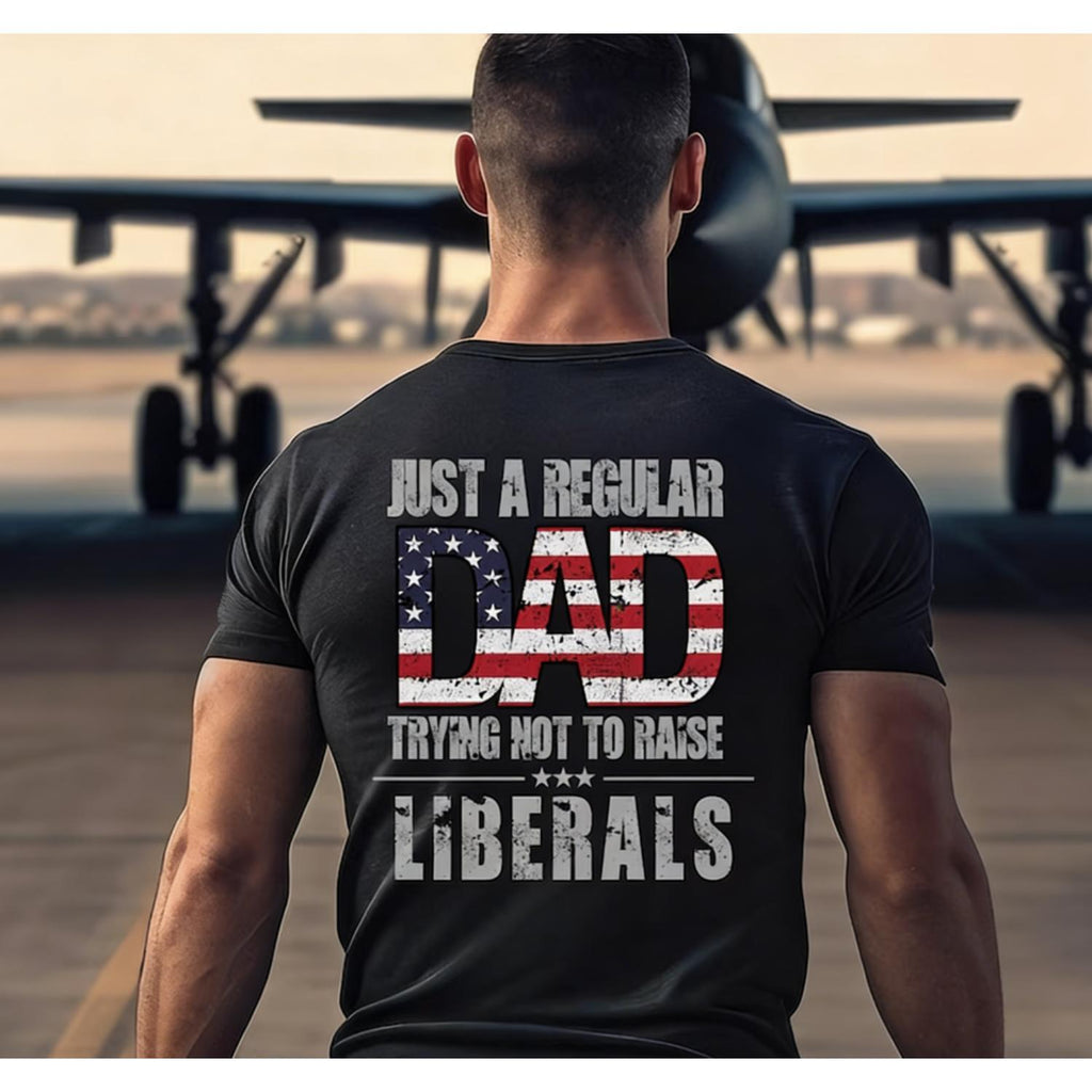 A Patriotic Dad T Shirt Embracing Family Values and Conservative Principles