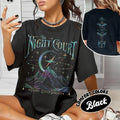 Velaris Night Court Acotar Graphic T Shirt UniSex Cotton Crewneck Dream Court Fantasy Romance Book Lover Gift