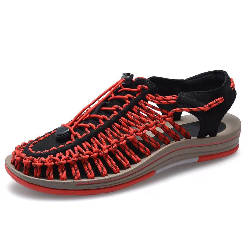 Summer New Large Size Fashion Casual Men And Women Universal Hand-woven Trendy Sandals MTM0682-2