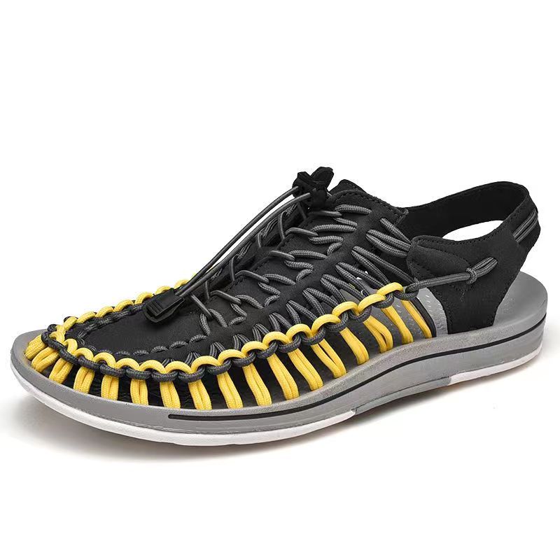 Summer New Large Size Fashion Casual Men And Women Universal Hand-woven Trendy Sandals MTM0682-2
